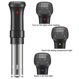 1100W 20L Vacuum Slow Sous Vide Food Cooker LCD Digital Powerful Immersion Circulator Stainless Steel Machine EU Plug