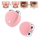Electric Mini Face Lift Roller Massager EMS Microcurrent Sonic Vibration Facial Lifting Skin Tighten Massage Beauty Devices