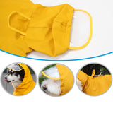 Pet Large Dog Raincoat Outdoor Waterproof Clothes Hooded Jumpsuit Cloak For Small Big Dogs Overalls Rain Coat pet supplies