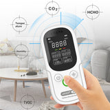 NOYAFA Air Quality Monitor&amp;Temperature Humidity Meter CO2 Formaldehyde Detector TVOC Tester with Alarm Buzzer Rechargeable