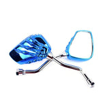 2 Pieces Full Angle Adjustment Electric Car Rearview Mirror Reversing Mirror Skull Claw Motorcycle Rearview Mirror