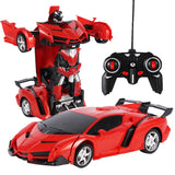 2 in 1 Electric RC Car Transformation Robots Children Boys Toys Outdoor Remote Control Sports Deformation Car Robots Model Toy