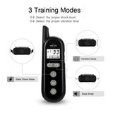 Rechargeable Dog training collar electric shock vibration sound 3 modes IP67 for small to large dog training supplies