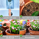 4Pcs Glass Watering Globes, Automatic Drippers Waterers Dripping Equipment for Indoor Outdoor Garden Potted Plants