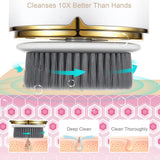 3 IN 1 Electric Facial Cleaning Brush Pore Clean Exfoliator Facial Cleanser Brush Face Scrubber For Women&amp;Men Deep Skin Cleaning