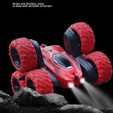 2.4Ghz Six-Wheel RC Cars Tracked Car Jumping Car 360° Flip RC Vehicle Toys Stunt Drift Deformation Car
