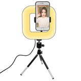 Photographic Lighting Dimmable USB LED Light 3 Light Modes Table Lights With Tripod Stand And Phone Holder For Live Streaming