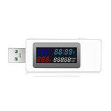 KWS-V30 USB Tester 6 in 1 DC Digital Voltage Power IPS Display Timing Capacity Meter Detector Adapter for voltage power current