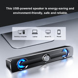 Computer Speaker USB Wired Powerful  Bar Stereo Subwoofer Bass Speaker Surround Sound Box for PC Laptop Phone Tablet MP3 MP4