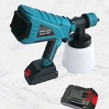 1000MLCordless Electric Spray Gun Flow Control Household Airbrush Paint Sprayer Power Disinfection For Makita Battery