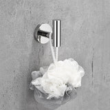 Bathroom Hardware Set Stainless Steel  Mirror Round Towel Bar Toilet Paper Holder Towel Ring Robe Hook