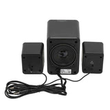 D-221 Bluetooth Computer Speaker Full Frequency Deep Bass 2.1 Channel Mini Desktop Laptop Speaker 3W DC 5V Combination Speaker