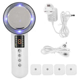 Ultrasound Cavitation EMS Fat Burner Body Slimming Massager Weight Loss Machine with Patch Anti Cellulite Galvanic Infrared