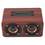 Retro Bluetooth Speaker Built in Mic Full Frequency 90Hz-20KHz Portable Wireless Speaker Supports Memory Card USB AUX MP3