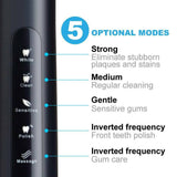 Fairywill Electric Sonic Toothbrush FW-507 USB Charge Waterproof Rechargeable Electronic Tooth 8 Brushes Replacement Heads Adult