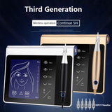Rechargeable Battery Touch Screen Permanent Makeup Machine For Eyebrow Lip Eyeline Machine Charmer Princesse With 50pcs Neeldes