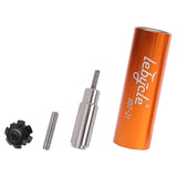 Lebycle Bicycle Fork Star Nut Installation Tool,Fork Nut Setting with Spare Screw and Start Nut(for 7/8inch,1inch,1-1/8inch)
