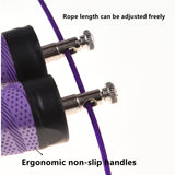 Fitness Workout Speed Jump Rope Skipping Ropes Weighted Skip Rope Home Exercise Jump Ropes with Ball Bearings Anti-Slip Handles