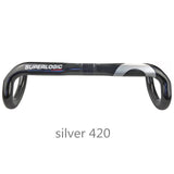 Bike UD Carbon Road Handlebar Bicycle out Winding Handlebars 31.8mm Red/Black/Silver Carbon Handlebars bent bar 400/420/440