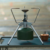 Portable Stove Rack Camping Stove Stand Bracket Holder Stove Support for Backpacking Camping Fishing Barbecue Garden Picnic