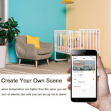 Haozee 3 In 1 Wifi Siren Alarm Linkage With Temperature Humidity Sensor Tuya Smart Life Alexa Google Home