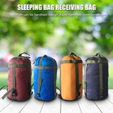 4 Colors Sleeping Bag Ultralight Waterproof Cotton Sleeping Bag Nature Hike Summer Hiking Nylon Storage Bag For Camping Travel