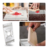 Areyourshop Router Table Insert Plate Engraving Flip Electric Rings Diy For Woodworking
