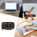 HD7670 4GB Graphics Card 128bit Independent HDMI Graphics Card Video Card Desktop Office Home PC Accessories