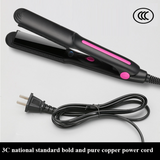 Hair Straightener Temperature Adjustment Tourmaline Ionic Flat Iron Widen Panel Ceramic Heating Plate Salon Styling Tool