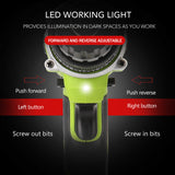 21V Multifunctional Screwdriver Cordless Electric Screwdriver Electric Drill High-power Wireless Rechargeable Hand Drills DIY