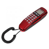 Caller ID Telephone Home Landline Phone Desktop Corded Fixed Phones Wall Mountable Telephone for Home Office Hotel mini phone