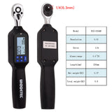 ES2-006AN 1/4 Inch Digital Torque Wrench with Backlight Sound LED Alarm Real-time Peaks Four Units Switching Torque Wrench