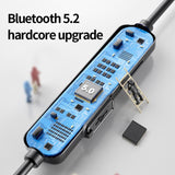 K1688 100 Hours Playback Bluetooth Headphones Bass Wireless Earphones Neckband 5.2 Headphone With Microphone Noise Reduction