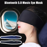 New Bluetooth Sleeping Eye Mask for Travel Meditation 5.0 Wireless Headphone with Ultra-Thin Stereo Speakers Music Eye Cover