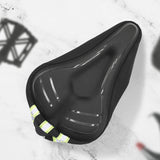 Dropship-Bicycle Saddle Thicken Mountain Bike Seat Gel Pad Cushion Cover Road Shockproof Seat Bicycle Seat Cycling Accessories