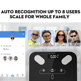 Weight Scale Body Fat BMI Smart Electronic LED Bathroom Healthy Composition Analyzer With Smartphone App Bluetooth Floor Scale