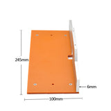 Aluminium Router Table Insert Plate Electric wood milling flip board with Miter Gauge Guide table saw Woodworking workbench