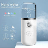 Nano Facial Mister Portable Nano Mist Sprayer Cool Mist Facial Steamer Handy Mist Sprayer for Skin Care Makeup 40ml