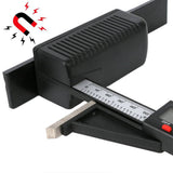 Digital Display Durable Magnetic Plastic Wear-resistant Mini Caliper 0-150mm/6" Height Gauge Woodworking Home Electronic