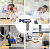 Mini Massage Gun Deep Tissue Percussion Muscle Massager for Pain Relief with Customized time Operation and Powerful Brushless