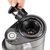 Electric Coffee Grinder Coffee Mill Machine Coffee Bean Grinder Machine Flat Burrs Grinding Machine Black EU PLUG