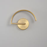 Semicircle Wall Lamp Led Nordic Modern Copper Lighting Fixture for Living Room Mirror Lights Wall Sconce Bedroom Bathroom Decor