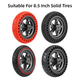 8.5 Inch Electric Scooter Split Wheel Hub Aluminum Alloy Rear Wheel Rims Solid Tire Modification Accessories for PRO/PRO2