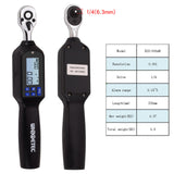 Handheld Digital Torque Wrench Large Screen with Backlight Sound LED Alarm Real-time Peaks Measurement Four Units Switching