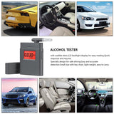 NEW Professional Alcohol Breath Tester Breathalyzer Analyzer Detector Test Keychain Breathalizer Breathalyser Device LCD Screen