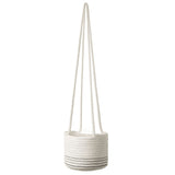 Space Saving Living Room Plant Holder Planter Storage Organizer Balcony Home Decor Hanging Basket Hand Woven Wall With Long Rope