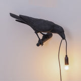 Seletti Bird Wall Lamp Italian Modern Resin White Black Light for Bedroom BedsideLiving Room Decoration Led Light Fixtures