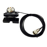 Walkie-Talkie Car Antenna Mini Clip Edge RB400V Black 5M Coaxial Cable Feeder Car Radio Walkie Talkie Accessories