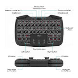Rii RK707 2.4GHz Wireless Portable Game Controller Keyboard Mouse Combo for PC/Raspberry Pi2/Android TV Google/TV B