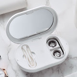 GM01 Contact Lens Cleaning Box Ultrasonic Cleaning Machine High Frequency Vibration Timer Rechargeable Cleaner